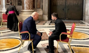 Encontro Diplomático e Histórico no Vaticano: Trump e Zelensky num Diálogo Simbólico na Basílica de São Pedro