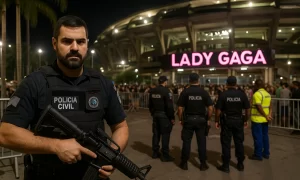 Polícia impede ataque frustrado no show da Lady Gaga no Rio, garantindo a segurança do público antes do evento acontecer.