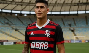 Flamengo confirma a contratação de Carrascal, meia colombiano, com contrato até 2029. Reforço chega para elevar o nível do elenco.