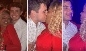 ROMANCE: Cariúcha e Filho do Gugu São Flagrados Aos Beijos em Festa de João Silva