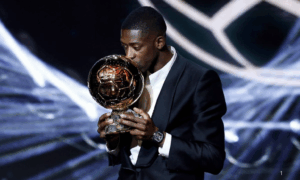 PRÊMIO: Dembélé Conquista a Bola de Ouro após Temporada Extraordinária no PSG