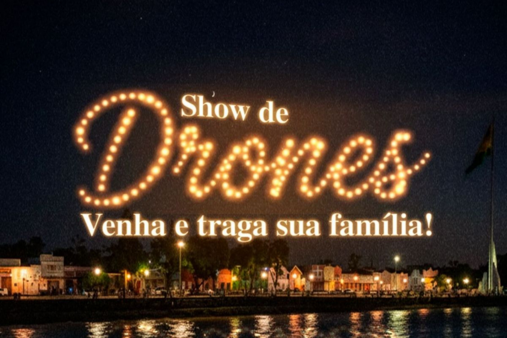 IMPERDÍVEL: Show de Drone Neste Sábado às 20h; Não perca o Espetáculo!