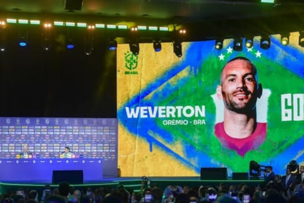 ARQUEIRO: Goleiro Weverton Amplia Recorde e Vira 1º Acreano Convocado Duas Vezes para Copa do Mundo