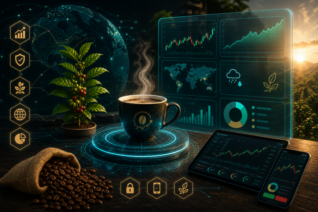 INVESTIMENTO: Café Dispara com Clima no Brasil e Tensão Global
