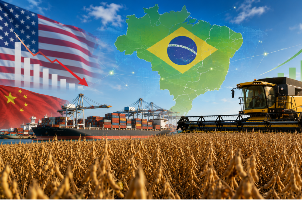 LÍDER: Brasil pode Ultrapassar os EUA e se Tornar o Maior Exportador Agrícola do Mundo