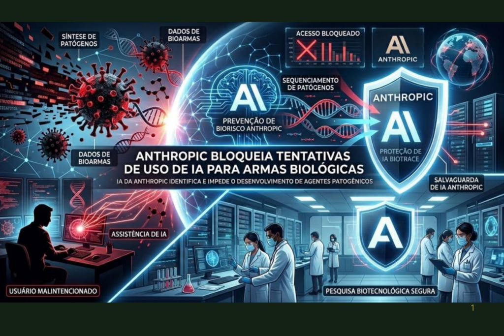 RISCO: Anthropic Bloqueia Tentativas de Usar IA em Pesquisas que Apoiariam Armas Biológicas